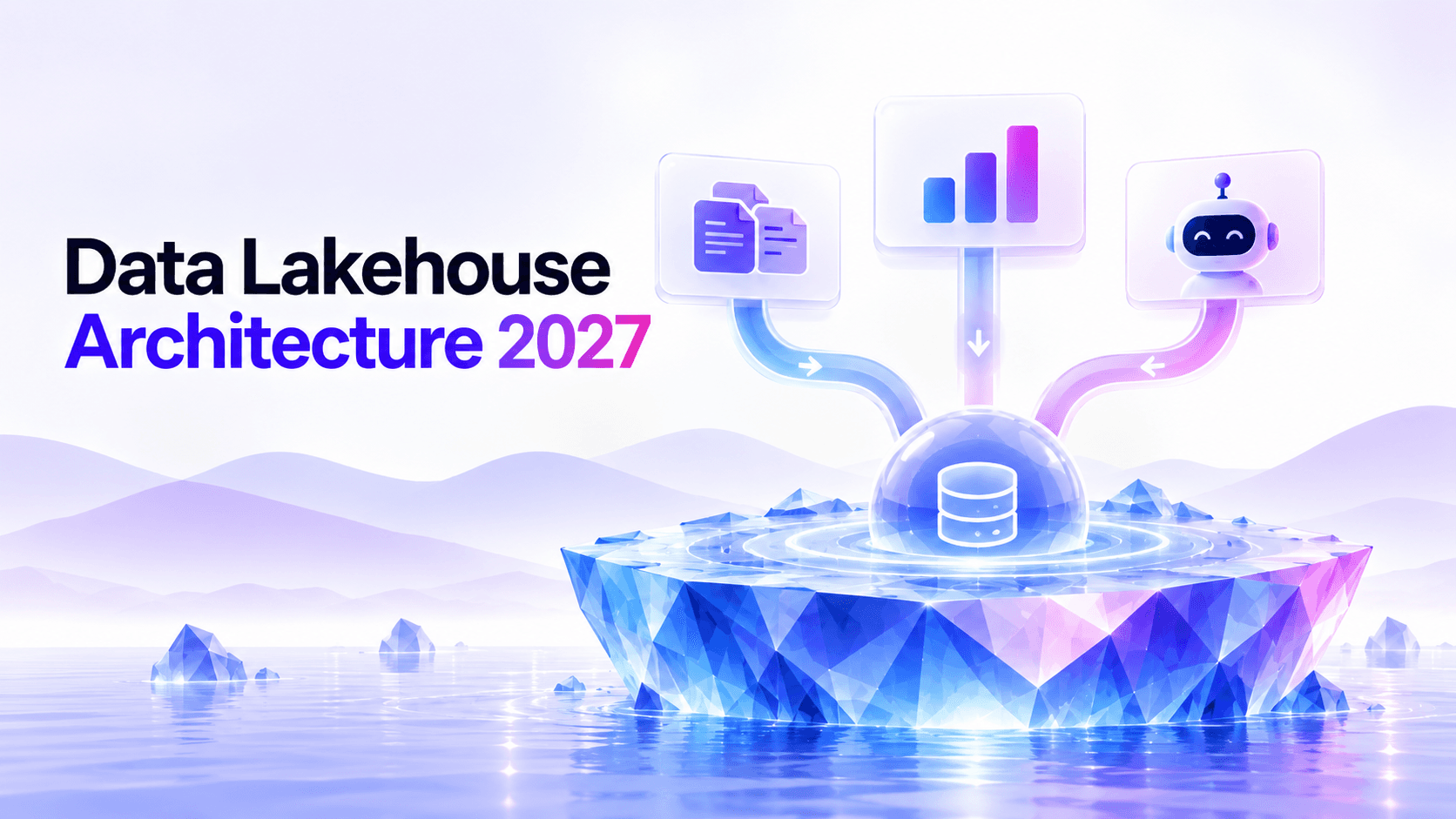 Data lakehouse architecture — object storage, Apache Iceberg tables, catalog, query engines, and the control plane that operates them