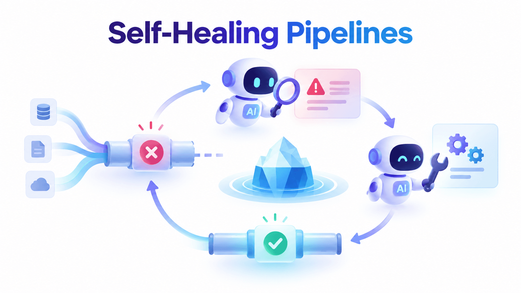 Self-Healing Data Pipelines with AI Agents and Apache Iceberg